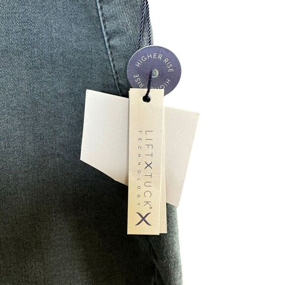 NYDJ Not Your Daughters Jeans Women 18W Marilyn Straight High Rise Stretch Black - Picture 2 of 11